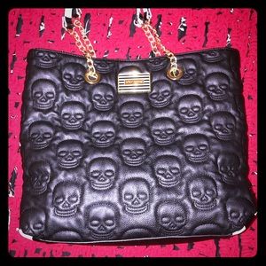 Skull Betsy Johnson purse